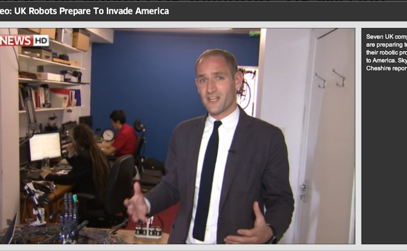 Tom Cheshire reporting for Sky News